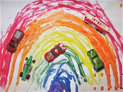 Pintamos con coches